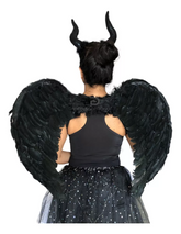 Cuernos De Maléfica Halloween Diadema Cachos Cosplay Villana